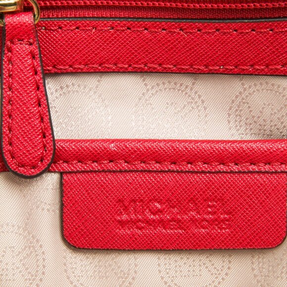 MICHAEL Michael Kors Cindy Medium Dome Satchel - color: 613 chili - Picture 7 of 12